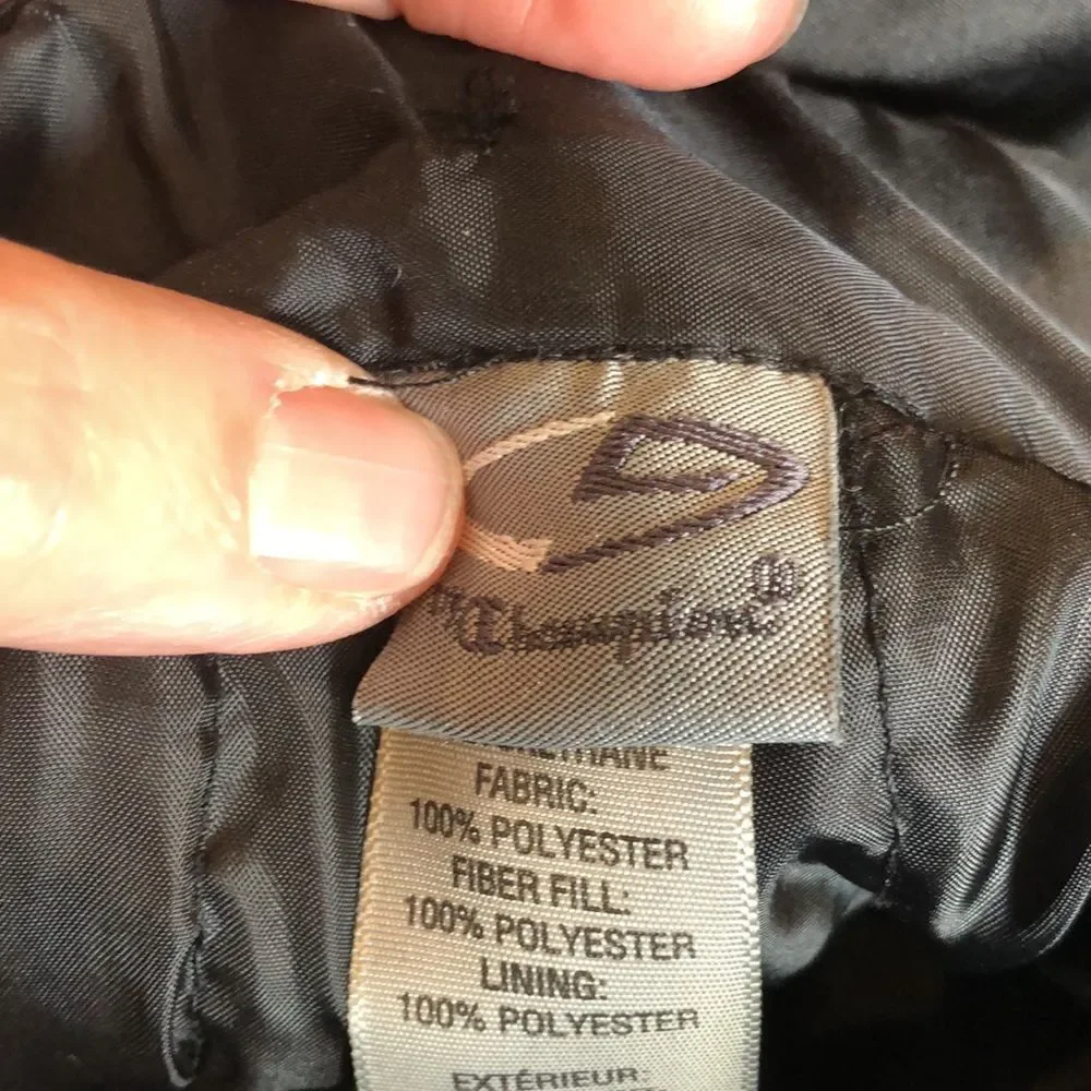 Champion black children snow pants size 7/8